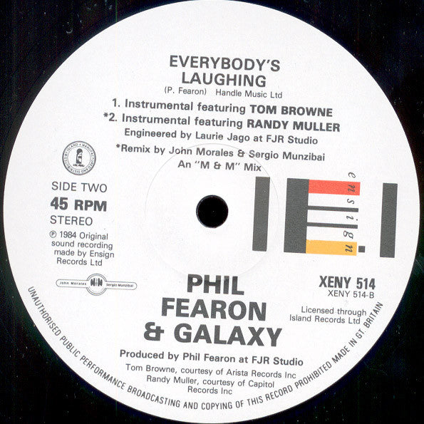 Phil Fearon & Galaxy : Everybody's Laughing (Sangria Mix) (12")