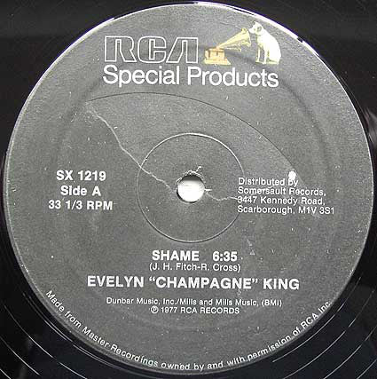 Evelyn "Champagne" King* / Vicki Sue Robinson : Shame / Turn The Beat Around (12")
