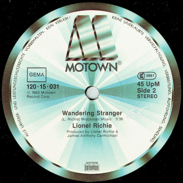 Lionel Richie : All Night Long (All Night) (12", Single)