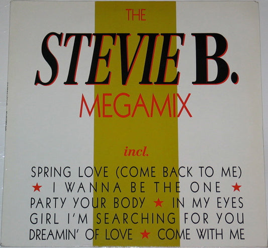 Stevie B : The Stevie B Megamix (12")
