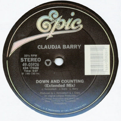 Claudja Barry : Down And Counting (12", Pit)