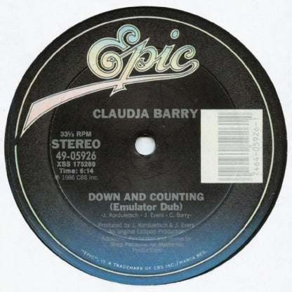 Claudja Barry : Down And Counting (12", Pit)