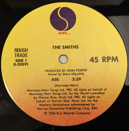 The Smiths : Ask (12", Maxi, Spe)