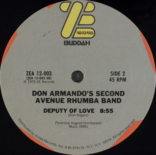 Don Armando's Second Avenue Rhumba Band : I'm An Indian, Too / Deputy Of Love (12", Ter)