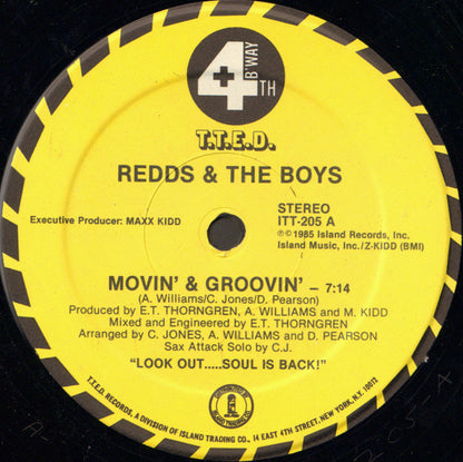 Redds & The Boys* : Movin' & Groovin' (12")