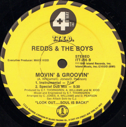 Redds & The Boys* : Movin' & Groovin' (12")