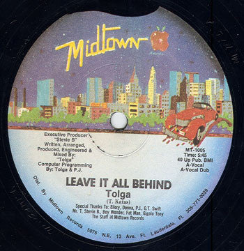 Tolga (2) : Leave It All Behind (12")