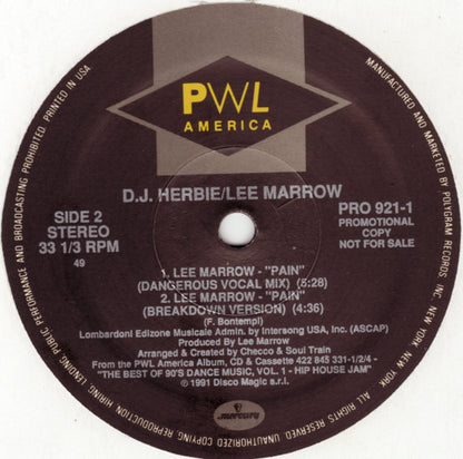 DJ Herbie / Lee Marrow : Promo Sampler (12", Promo)