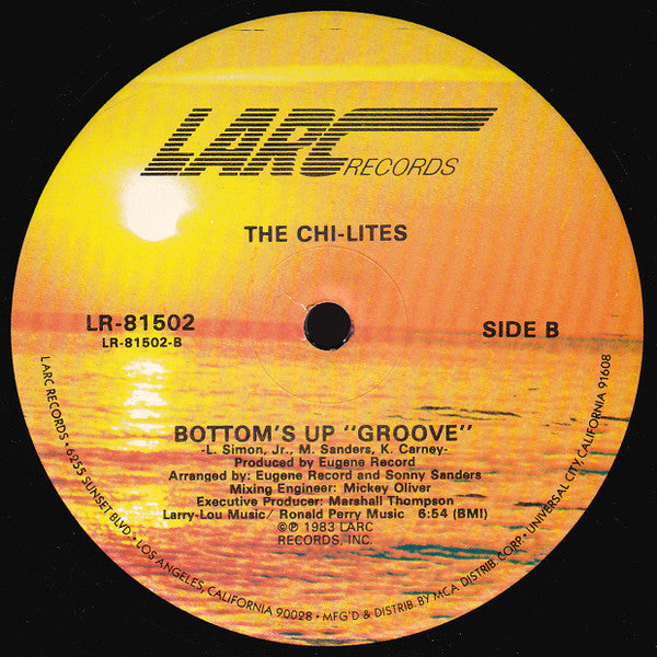 The Chi-Lites : Bottom's Up (12")