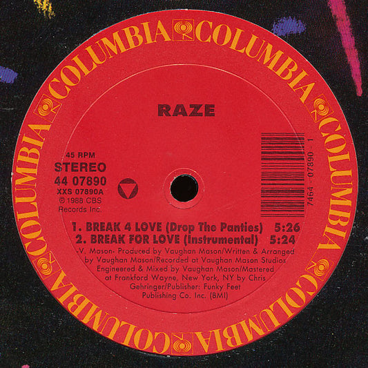 Raze : Break 4 Love (12")