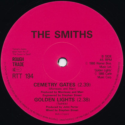 The Smiths : Ask (12", Single, EMI)