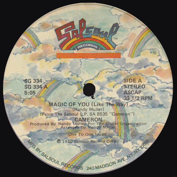 Rafael Cameron : Magic Of You (Like The Way) / Get It Off (12")