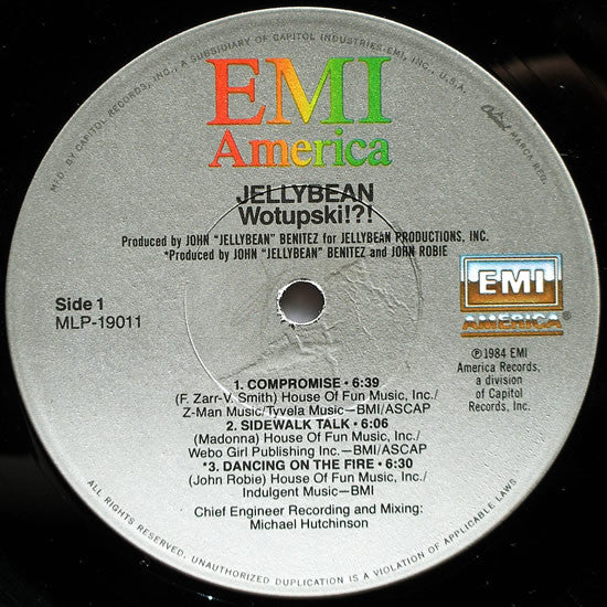 Jellybean* : Wotupski!?! (LP, Album)