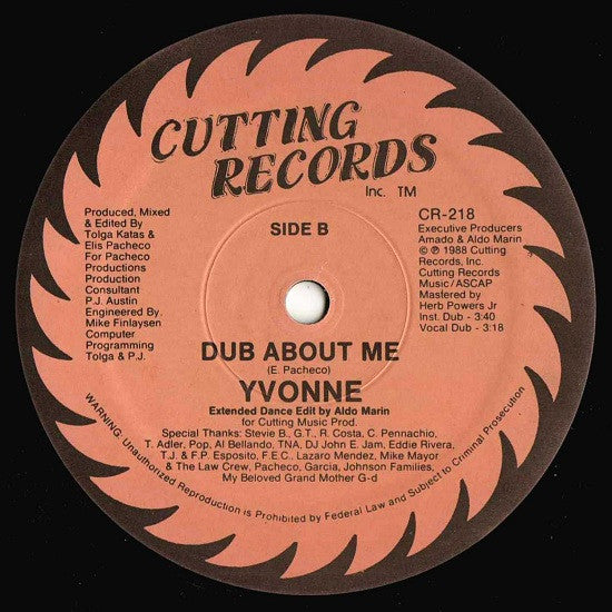 Yvonne* : What About Me (12")