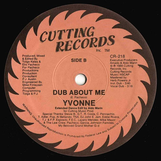 Yvonne* : What About Me (12")