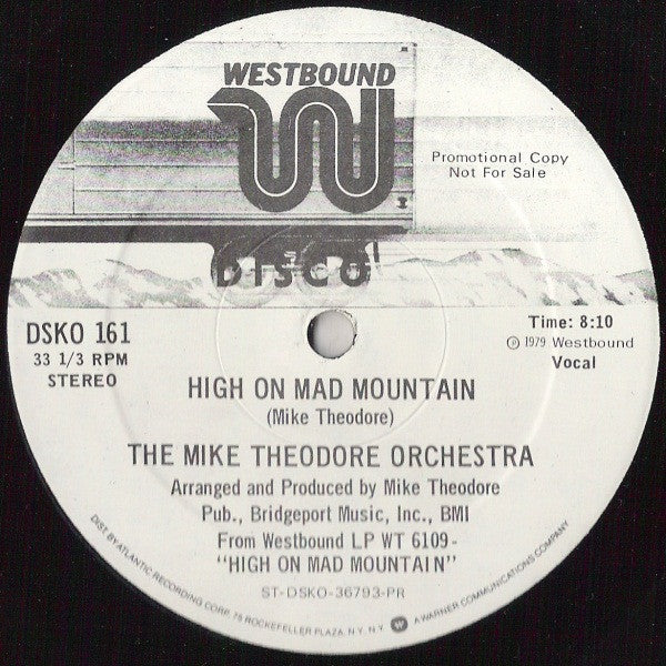 The Mike Theodore Orchestra : High On Mad Mountain (12", Promo)