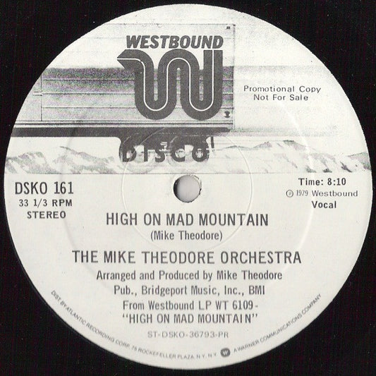 The Mike Theodore Orchestra : High On Mad Mountain (12", Promo)