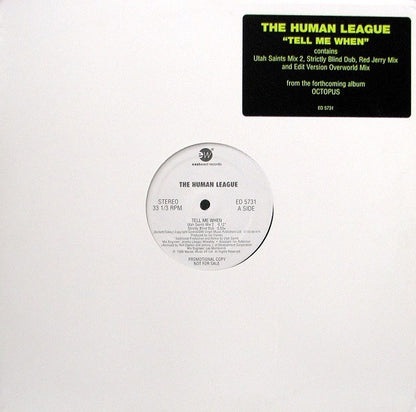The Human League : Tell Me When (12", Promo)