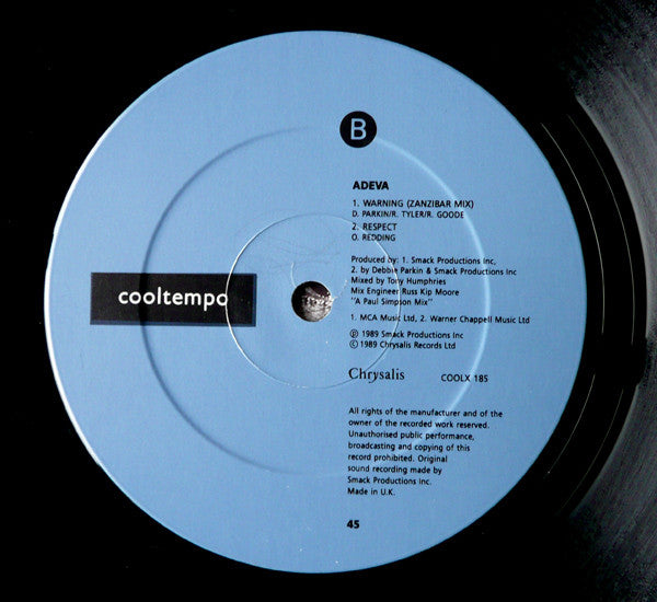 Adeva : Warning! (12")