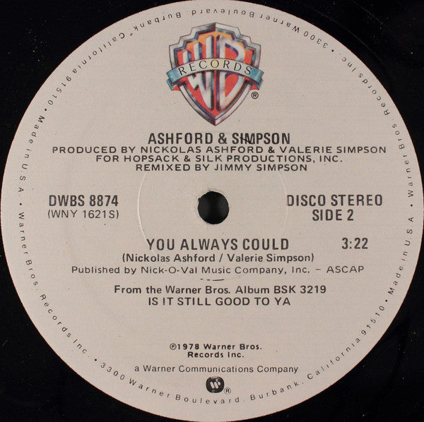 Ashford & Simpson : Found A Cure (12", Spe)