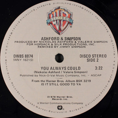 Ashford & Simpson : Found A Cure (12", Spe)