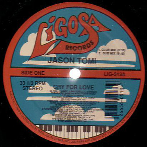Jason Tomi : Cry For Love (12")