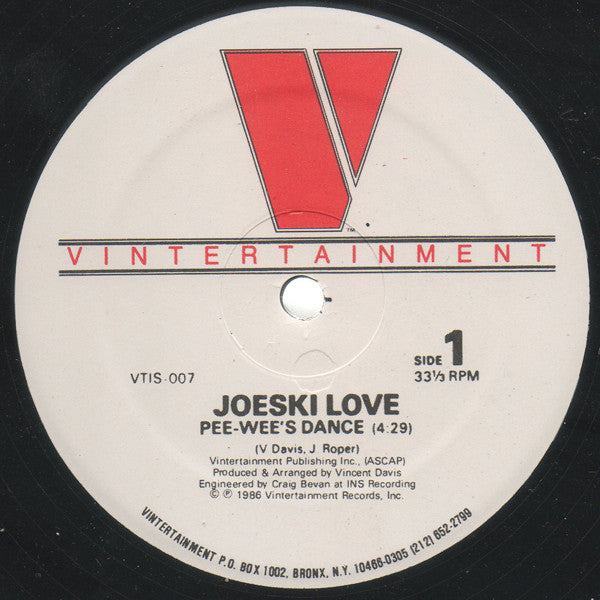 Joeski Love : Pee-Wee's Dance (12", RE, Unofficial)