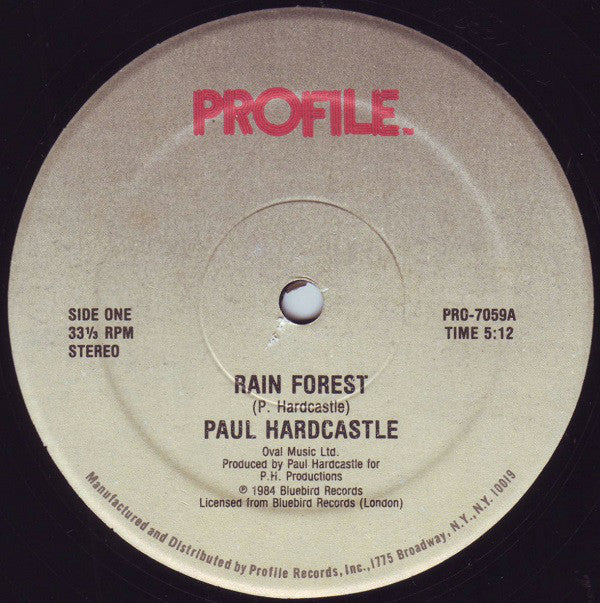 Paul Hardcastle : Rain Forest (12", Single, RE, 2nd)