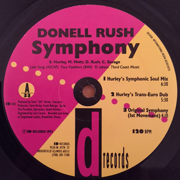 Donnell Rush : Symphony (12")