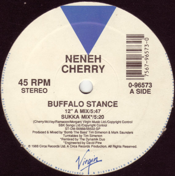 Neneh Cherry : Buffalo Stance (12", Spe)