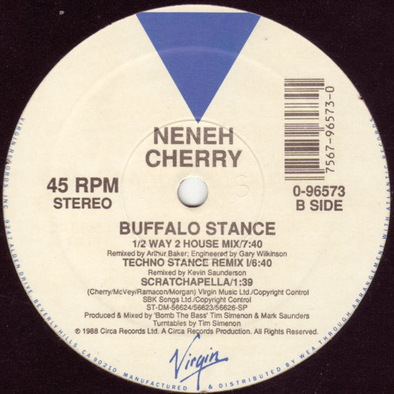 Neneh Cherry : Buffalo Stance (12", Spe)