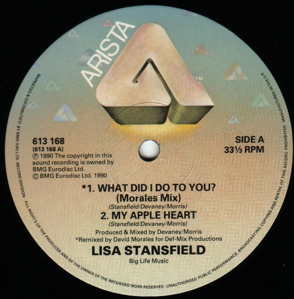 Lisa Stansfield : What Did I Do To You? (12", EP)