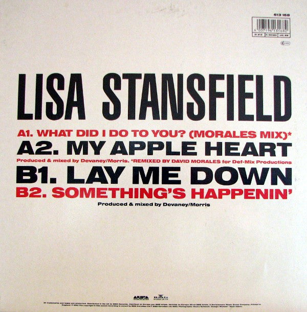 Lisa Stansfield : What Did I Do To You? (12", EP)