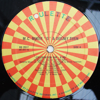 MC Miker G. & DJ Sven : Celebration Rap (12")