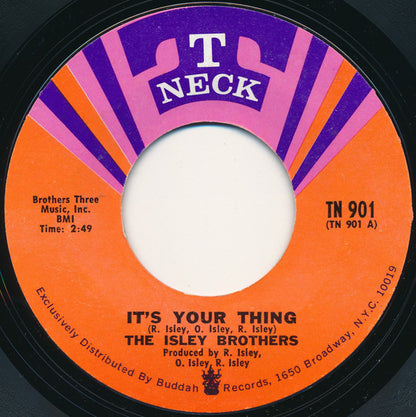 The Isley Brothers : It's Your Thing (7", Single, Styrene, Pit)