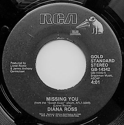 Diana Ross : Missing You (7", Single)