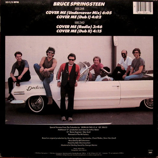 Bruce Springsteen : Cover Me (12", Pit)