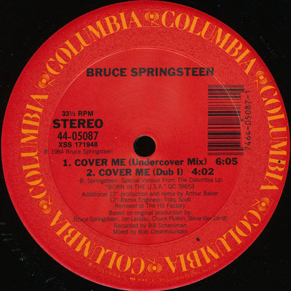 Bruce Springsteen : Cover Me (12", Pit)