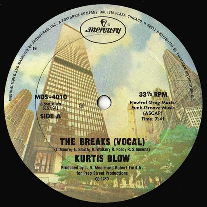 Kurtis Blow : The Breaks (12", Single, 19 )