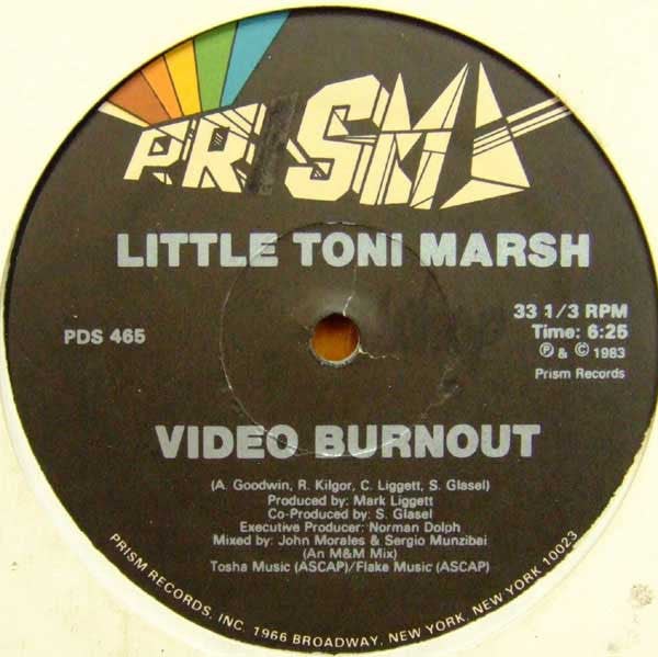 Little Toni Marsh : Video Burnout (12")