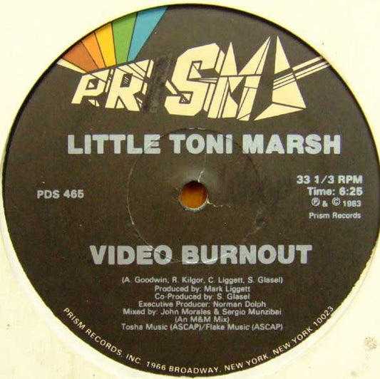 Little Toni Marsh : Video Burnout (12")
