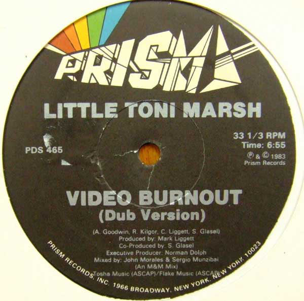 Little Toni Marsh : Video Burnout (12")