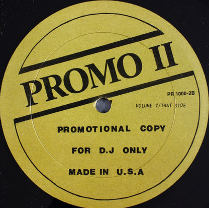 Various : Promo II (12", Mixed, Promo, Unofficial, Gol)