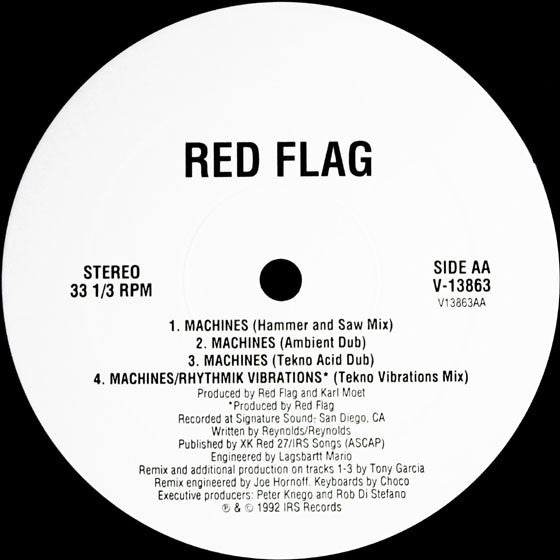 Red Flag : Machines (12")