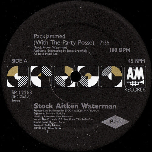 Stock Aitken Waterman* : Packjammed (With The Party Posse) (12")
