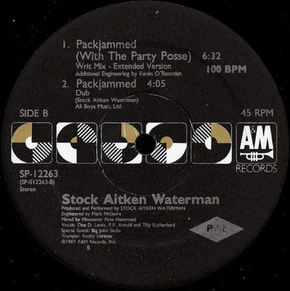 Stock Aitken Waterman* : Packjammed (With The Party Posse) (12")