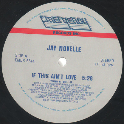 Jay Novelle : If This Ain't Love (12")