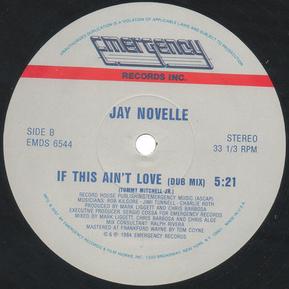 Jay Novelle : If This Ain't Love (12")