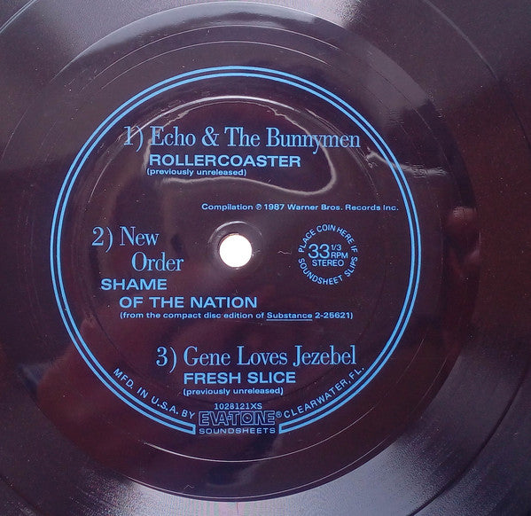 Echo & The Bunnymen : Lips Like Sugar (12", Maxi + Flexi, 9", S/Sided)