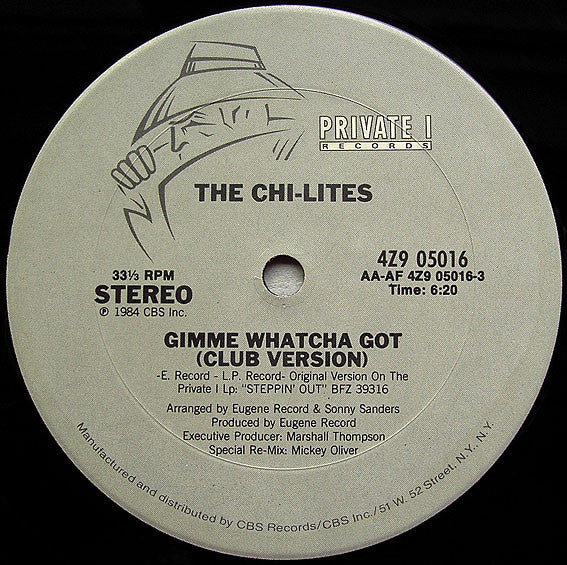The Chi-Lites : Gimme Whatcha Got (12")